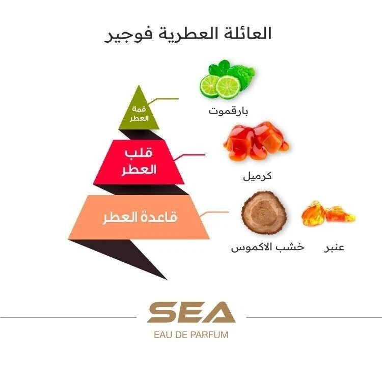 SEA by Al Majed Oud – 75ml Eau de Parfum | Long-Lasting Arabian Luxury Scent