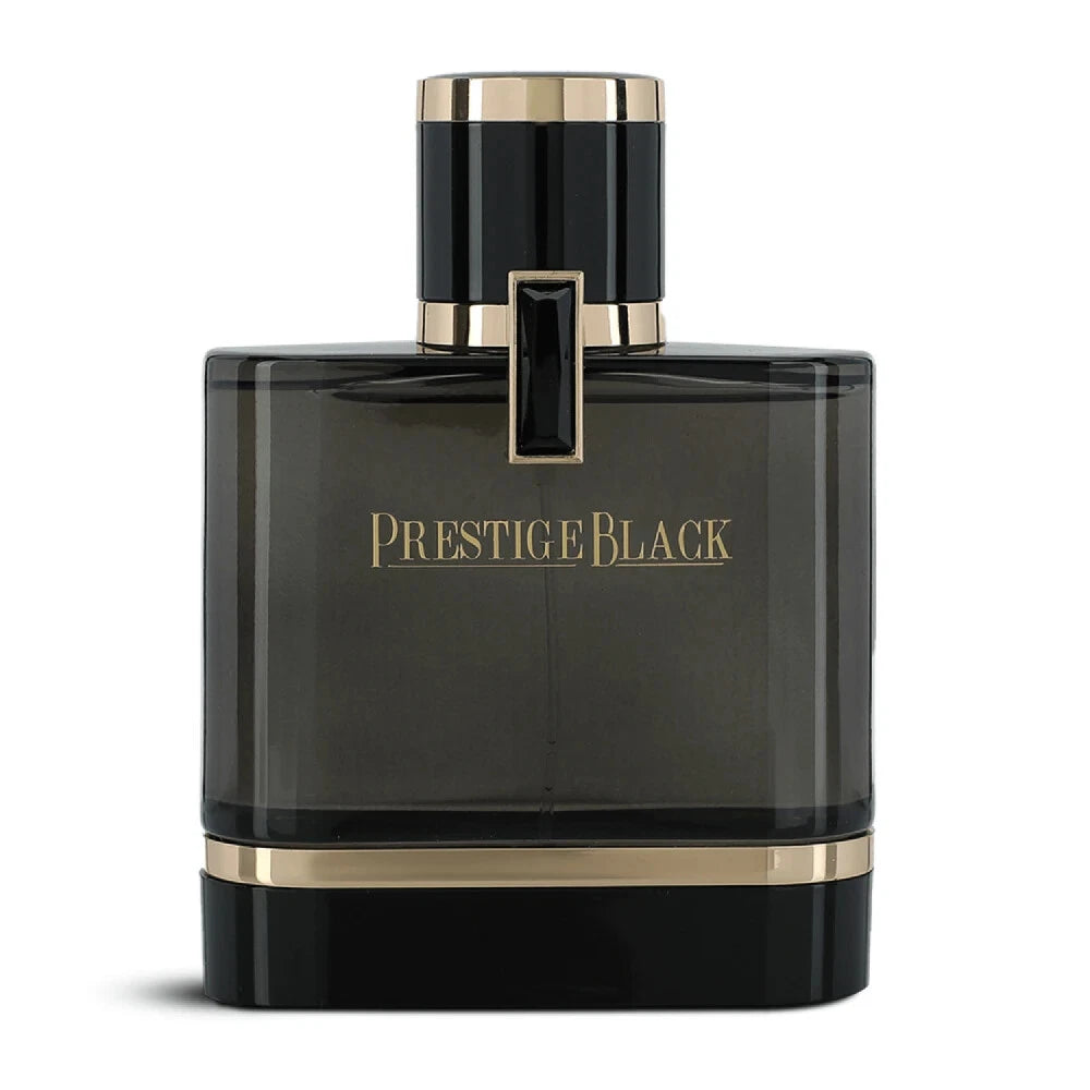 Prestige Black by Al Majed Oud – Long-Lasting Unisex Oud Perfume EDP 100ml