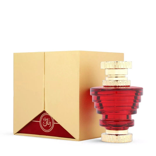Ranan VIP Red by Al Majed Oud – Unisex Oud Perfume EDP 100ml | Long-Lasting & Luxurious Arabian Scent